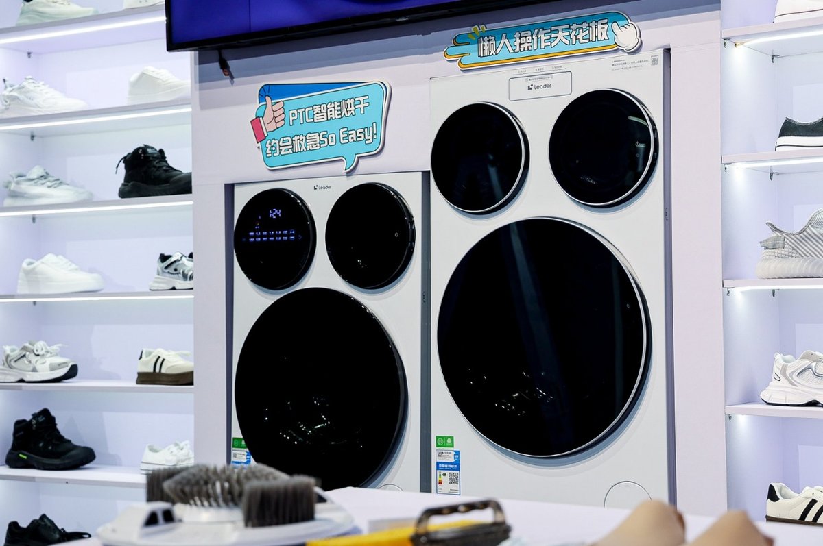 统帅懒人三筒洗衣机月销超5万台，居分区洗赛道第一