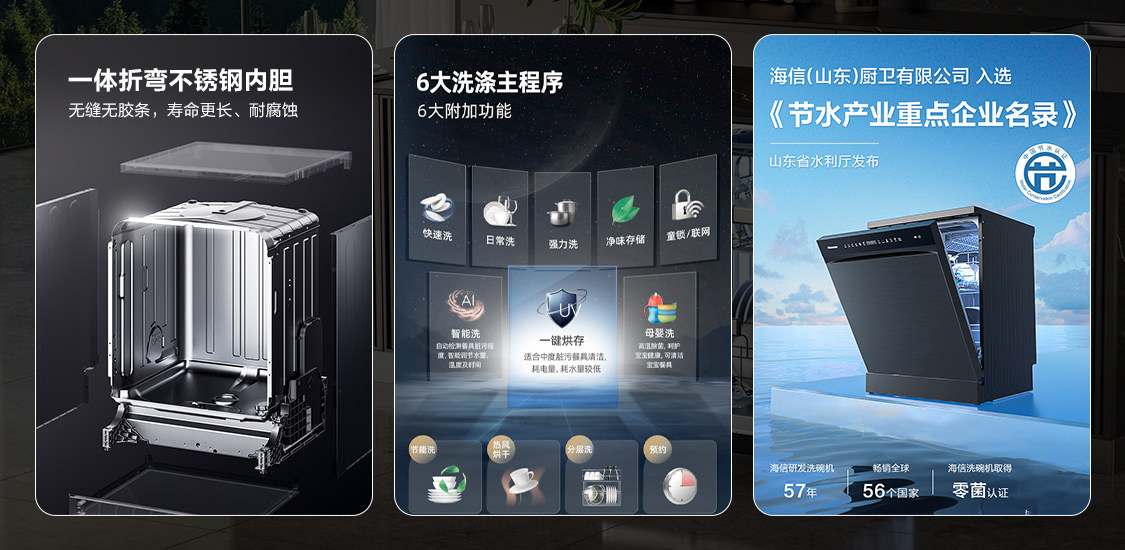 健康守护，碗净如新：海信零菌洗碗机大薄荷系列C507iPro如何成为家庭饮食安全的“隐形卫士”