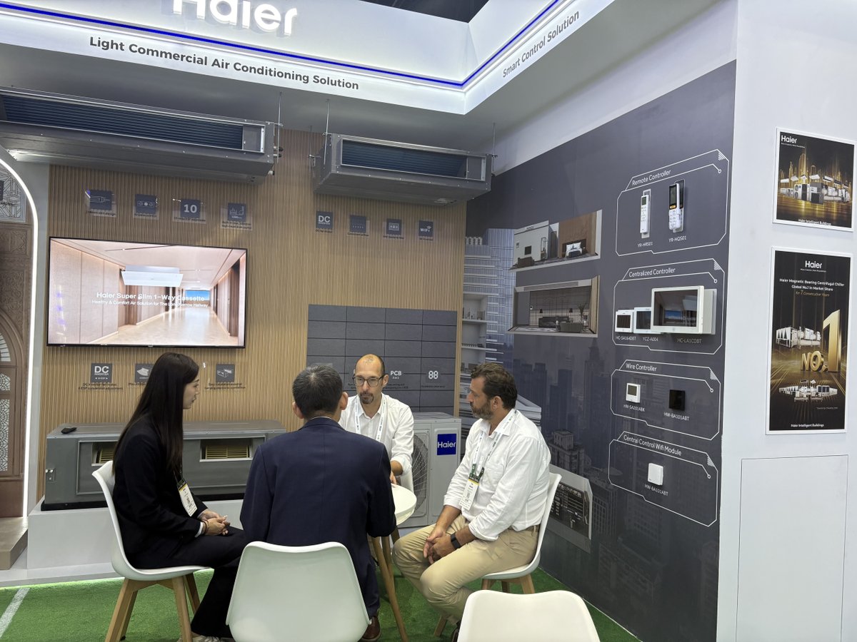 破解中东高温难题！海尔智慧楼宇亮相迪拜BIG 5展会