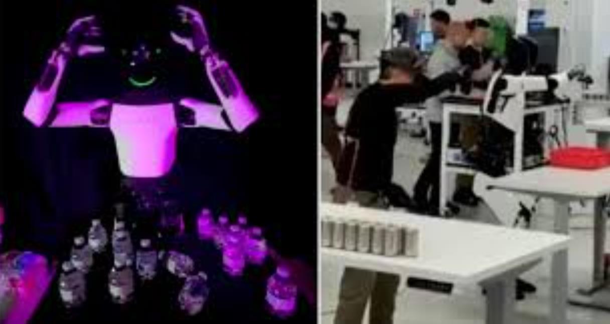 ‌特斯拉"擎天柱"机器人迈阿密摔倒引争议 怪异动作被疑"露馅"