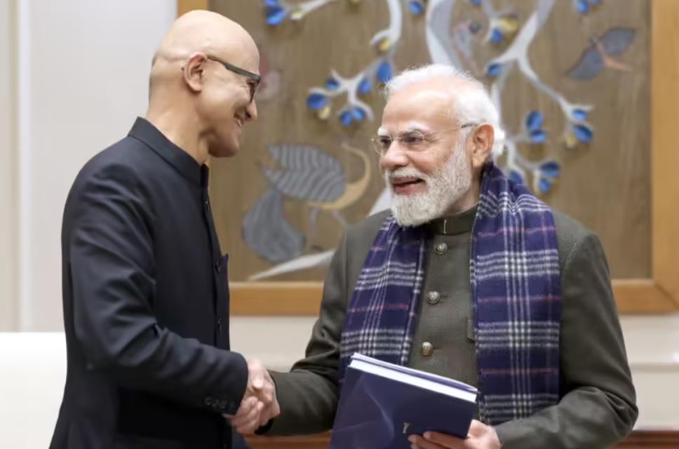 ‌微软豪掷175亿美元加码印度AI与云计算 创亚洲投资新纪录