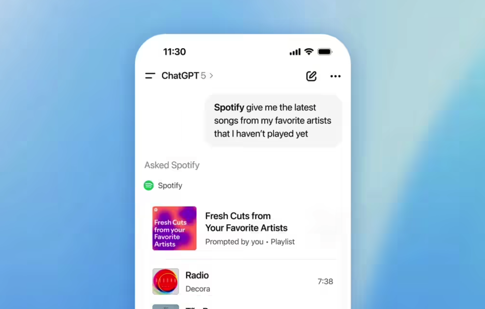OpenAI :苹果 Apple Music 即将与 ChatGPT 集成