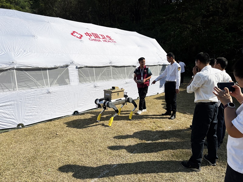广东省“粤盾-2025”应急演练引入“地空一体”智慧防疫新力量