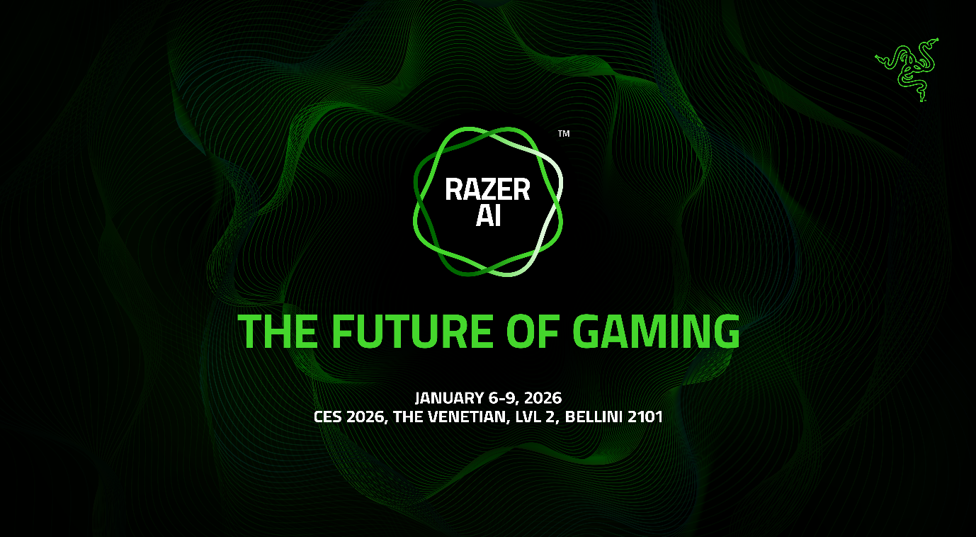 RAZER在CES 2026 重磅发布 AI 游戏生态系统与新一代前沿科技