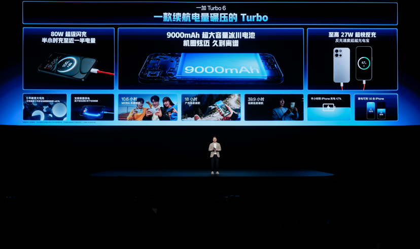 一加 Turbo 6 发布   Turbo性能强得超标、续航久到离谱