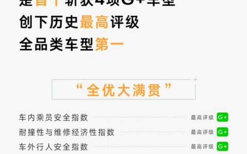 中保研首个4项G+评分诞生，腾势N9用安全守护出行