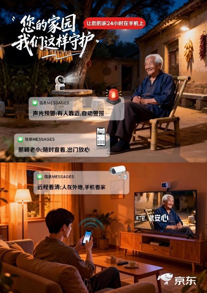 京东3C数码“乡村安防守护计划”走进崇州 年货节捐赠监控设备传递温情