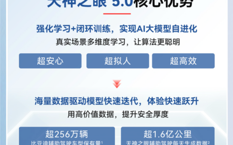 比亚迪发布天神之眼5.0辅助驾驶系统，宣称借助强化学习实现“不断进化”