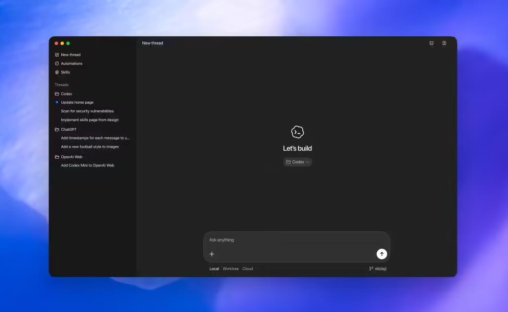 OpenAI发布macOS版Codex应用 加速智能体化编程竞争