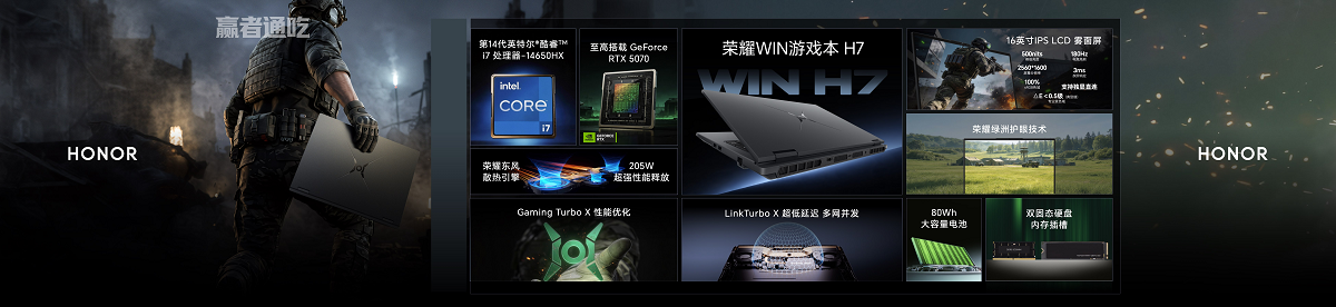 荣耀WIN游戏本发布,刷新行业散热上限,至高270W极致性能输出