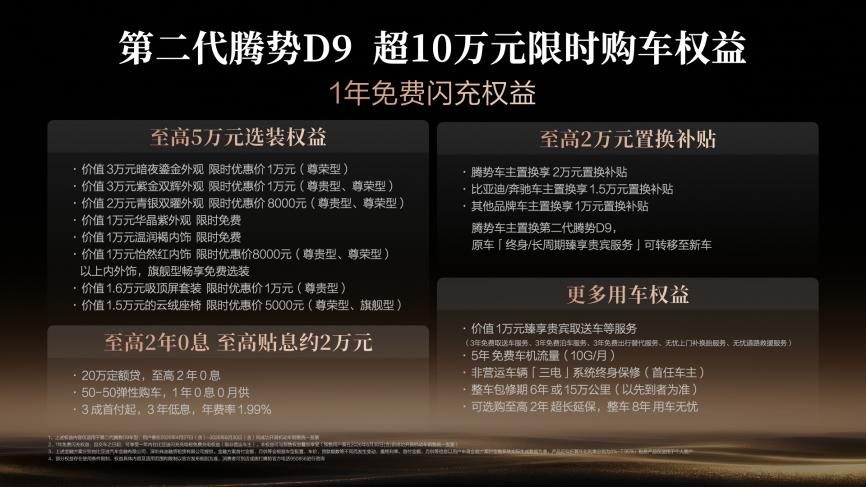 第二代腾势D9带来九大新迭代,上市价35.98万元起