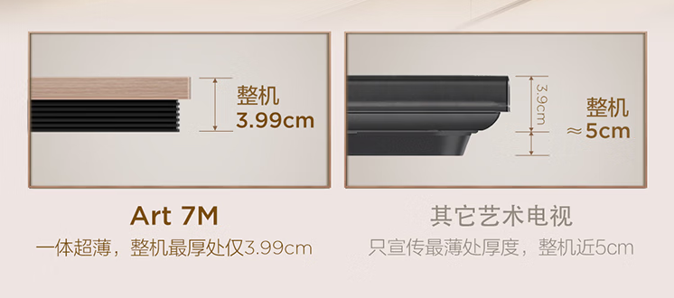 真超薄真贴墙!TCL Art 7M重塑艺术电视“壁纸”美学
