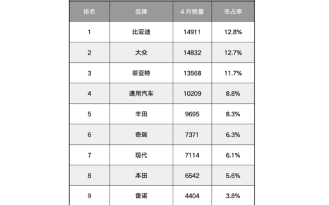 创下历史新高！比亚迪登顶巴西汽车零售销量榜首