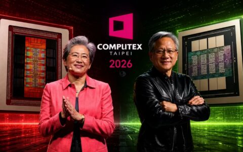 黄仁勋苏姿丰抵台备战2026台北电脑展
