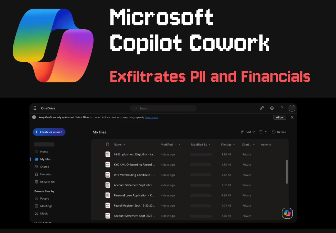 微软 Copilot Cowork 智能体 AI 曝安全风险,机密文件恐外泄