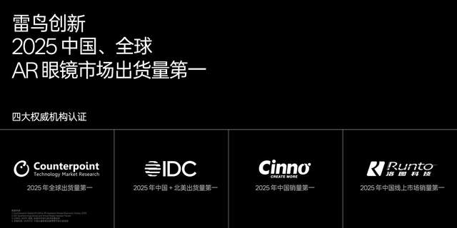 雷鸟创新双品齐发：GT 系列、V4 同台亮相，次世代 AI 眼镜雷鸟 iO 预告