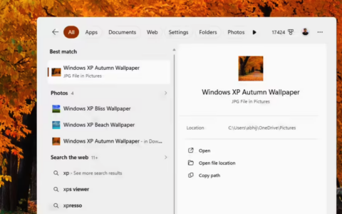 微软 Win11 搜索功能迎大更新：输入两个字母就能找到文件