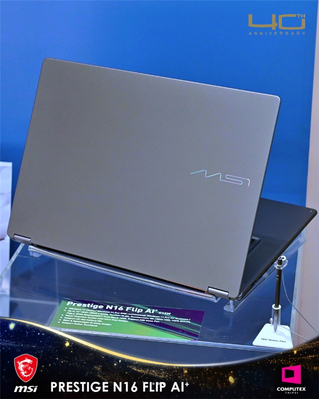 首批搭载NVIDIA RTX Spark翻转本：Computex微星发布Prestige N16 Flip AI+