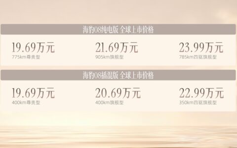 比亚迪海豹08重磅上市：以百万级旗舰实力，重塑大型旗舰家轿新标杆