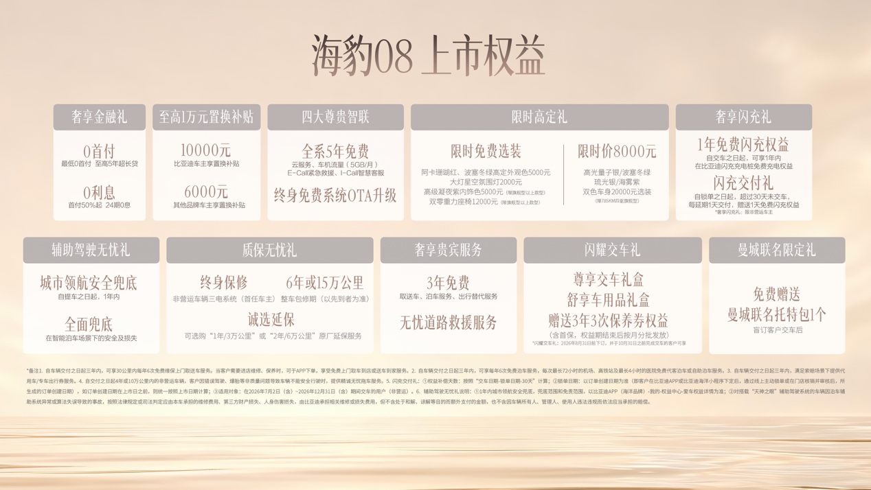 比亚迪海豹08重磅上市:以百万级旗舰实力,重塑大型旗舰家轿新标杆