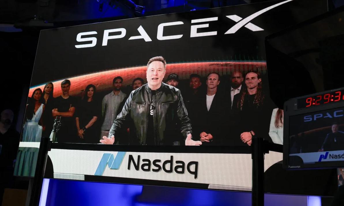 SpaceX股价跌破135美元发行价,市值较高点蒸发超1万亿美元