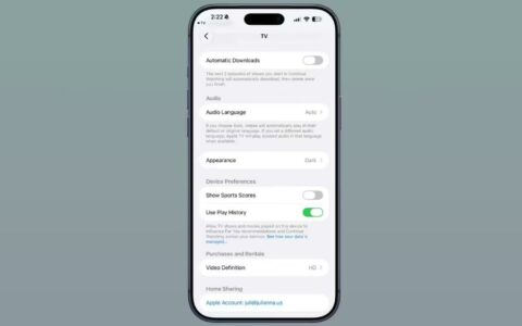 苹果推送iOS 27 Beta 4：新增剧集自动下载与ProRes Log