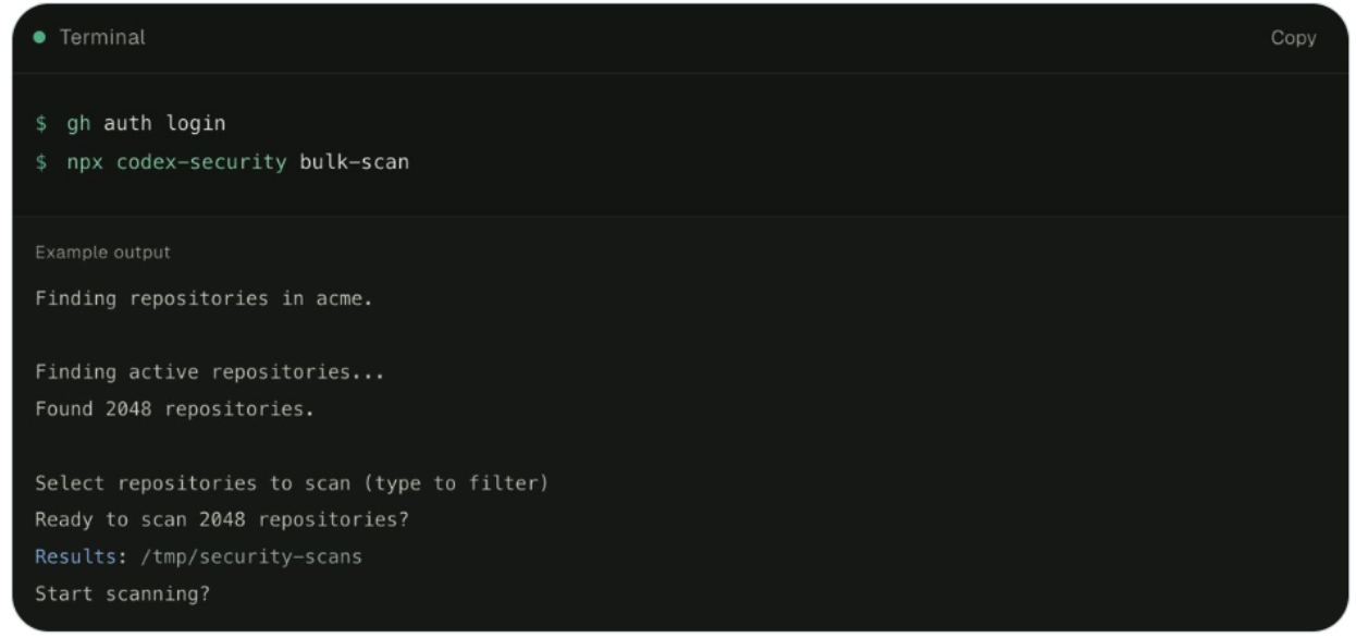 OpenAI 宣布开源 Codex Security CLI，支持代码扫描、漏洞追踪和自动化安全检查