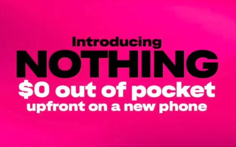 T-Mobile推“Nothing”购机计划：0首付36个月分期，月供大幅降低