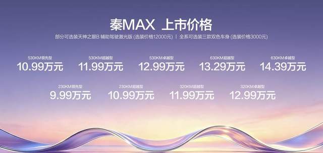 比亚迪秦MAX EV/DM-i双车上市,重新定义B级轿车价值标准
