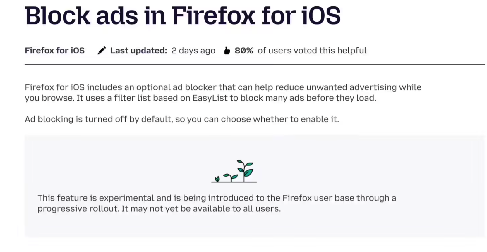 Mozilla 宣布正为苹果 iOS 版 Firefox 火狐浏览器引入原生广告拦截功能