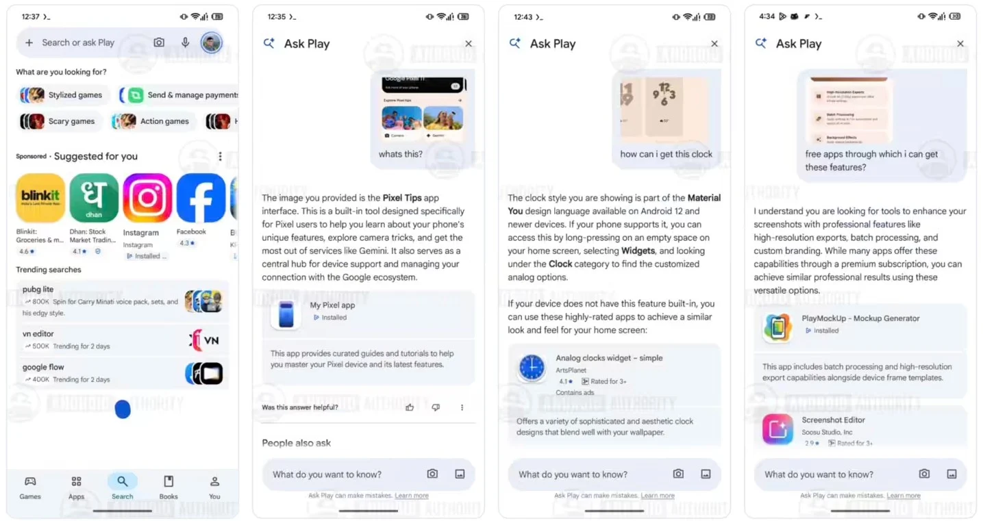 谷歌Play商店将推AI图片搜索，上传截图即可找到对应应用