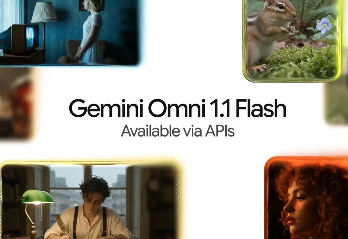 谷歌发布Gemini Omni 1.1 Flash视频生成模型，支持4K分辨率输出