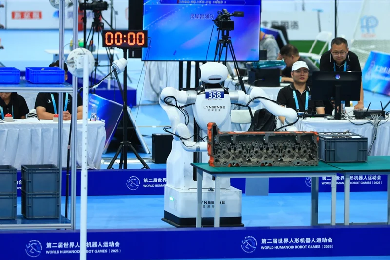 跻身世界人形机器人运动会工业场景赛全国前三,灵犀智涌ROSS Harness 以全自主模式突破工业具身智能落地瓶颈