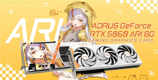 全新定制外观，性能颜值兼具——技嘉推出RTX 5060雕妹显卡