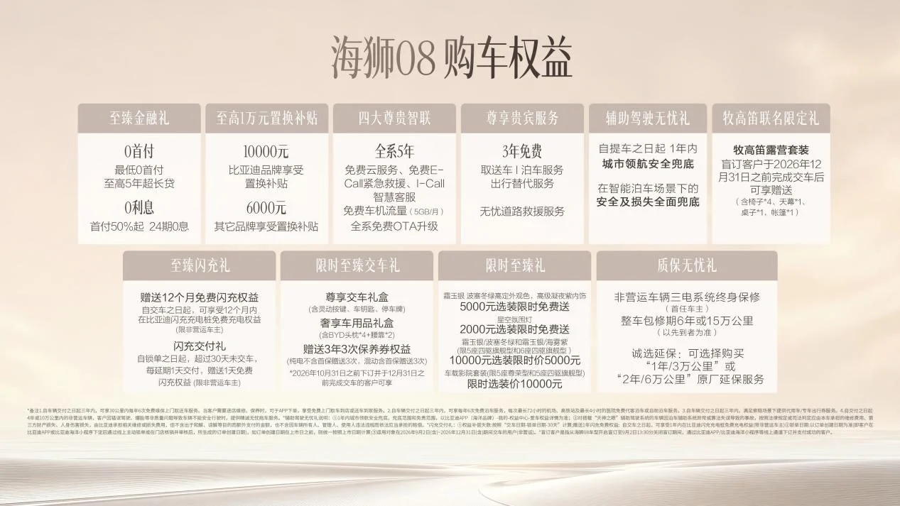 比亚迪海狮08正式上市 重新定义科技旗舰SUV