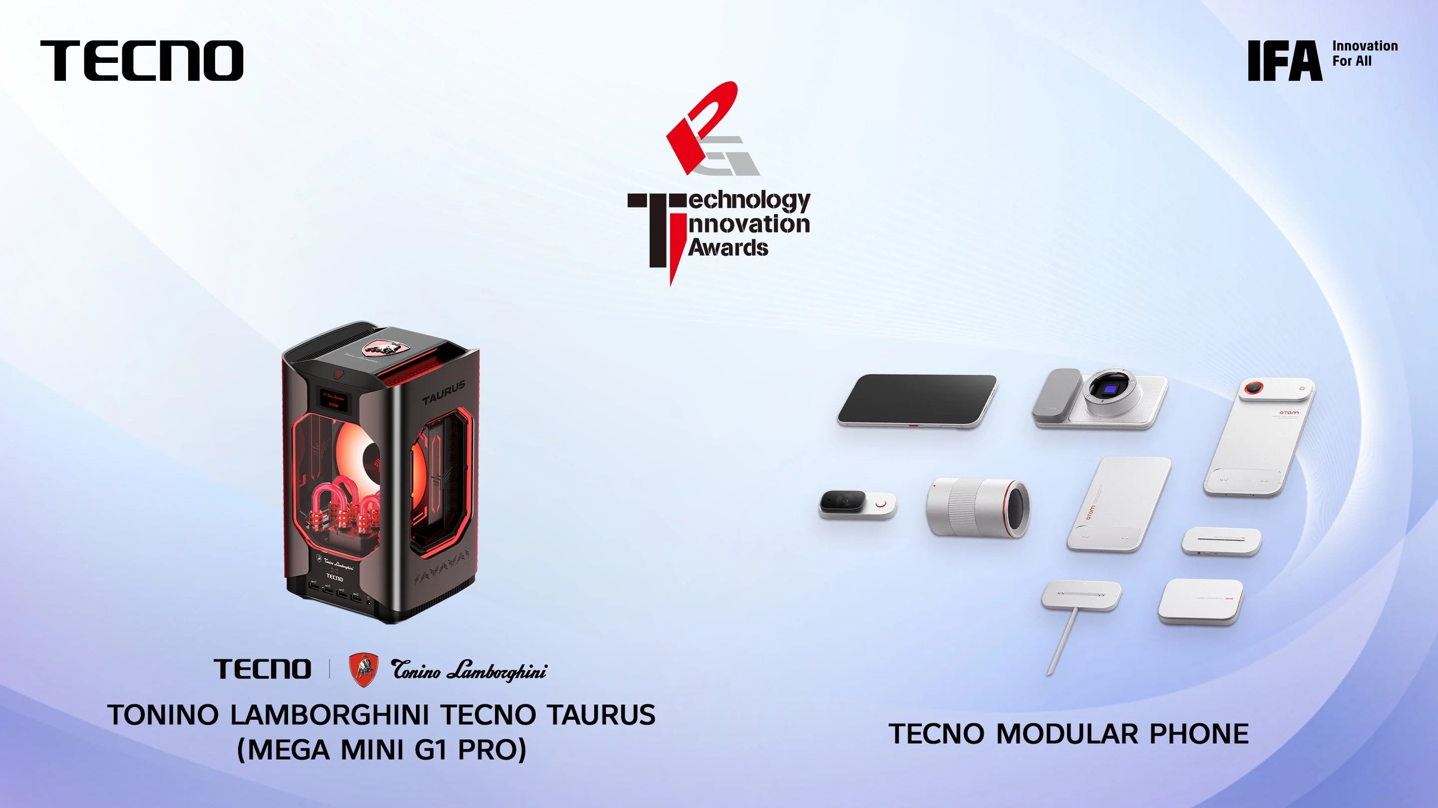 TECNO斩获IFA 2026两项IFA 官方技术创新大奖