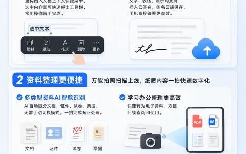 鸿蒙版WPS移动版升级！快捷编辑+万能扫描上线，移动办公提质增效