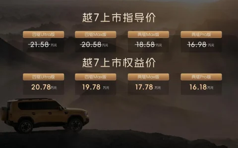 传祺越7上市权益价16.18万至20.78万元，解锁家庭出行新体验