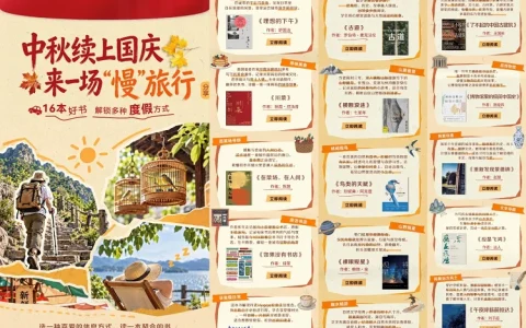 用16本好书打开国庆假期，华为阅读带你从城市山野读到人文风土
