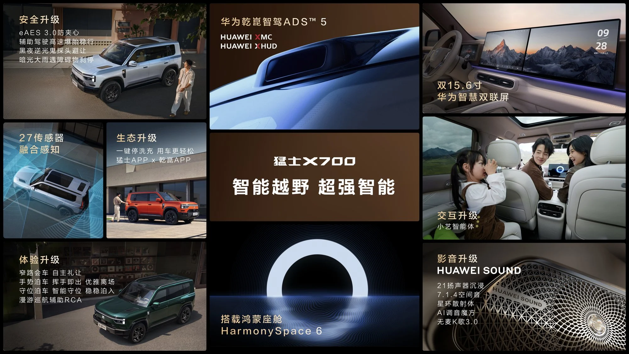 “六看七个满分”丈量真方盒子,猛士X700正式开启预售,预售价24.98万元起