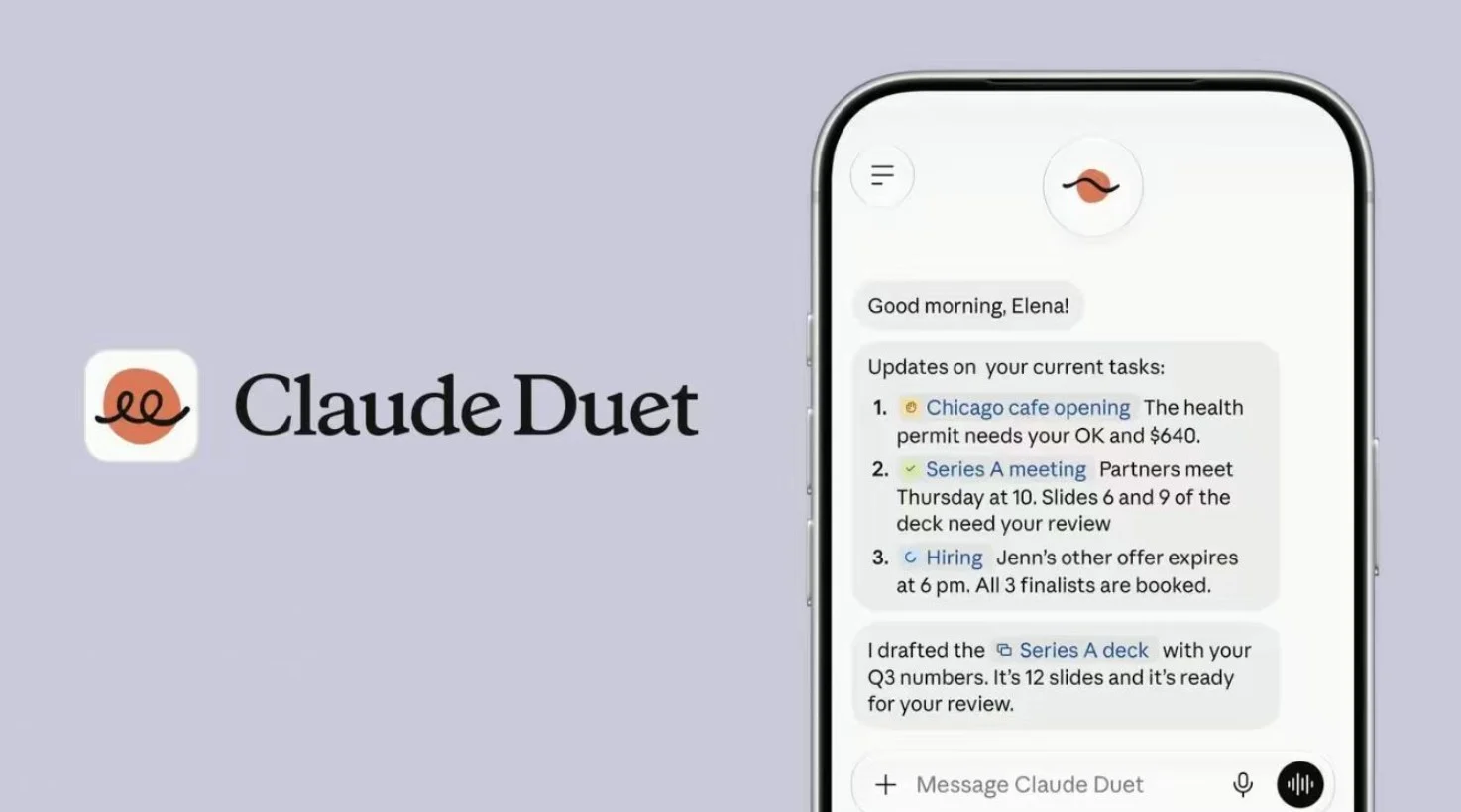 Anthropic推出Claude Duet预览版 主打工作场景智能体