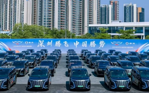 深圳腾飞 中国腾势！APEC官方指定用车首批发车仪式隆重举行