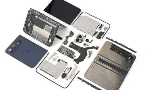 iFixit 拆解 iPhone Duo：可维修性创折叠屏新高，初步锁定内屏亮线诱因